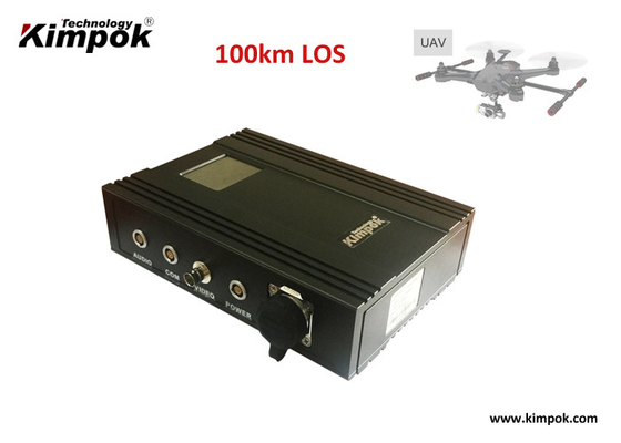 transmissor video do UAV de 100km COFDM com o amplificador 5W
